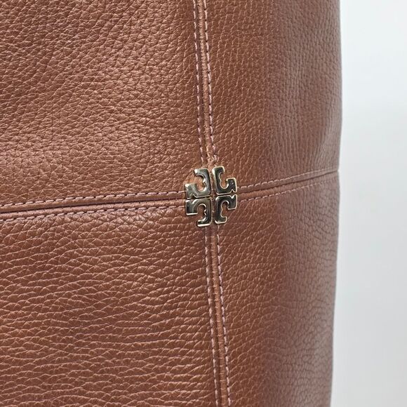 Tory Burch Brown Jolie Leather Riding Boots - Picture 7 of 10